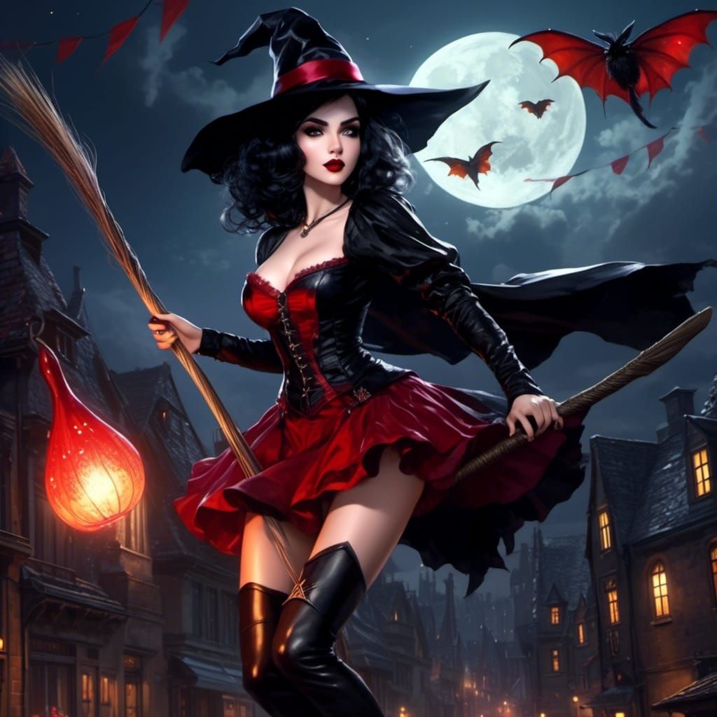 Broken broom...