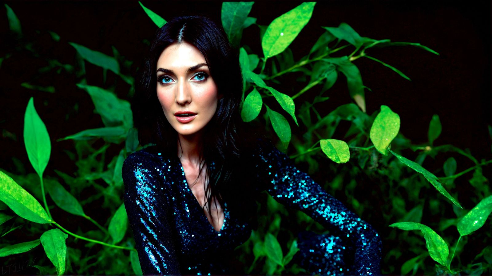 Maxine Kemp - Glitter in the air series.