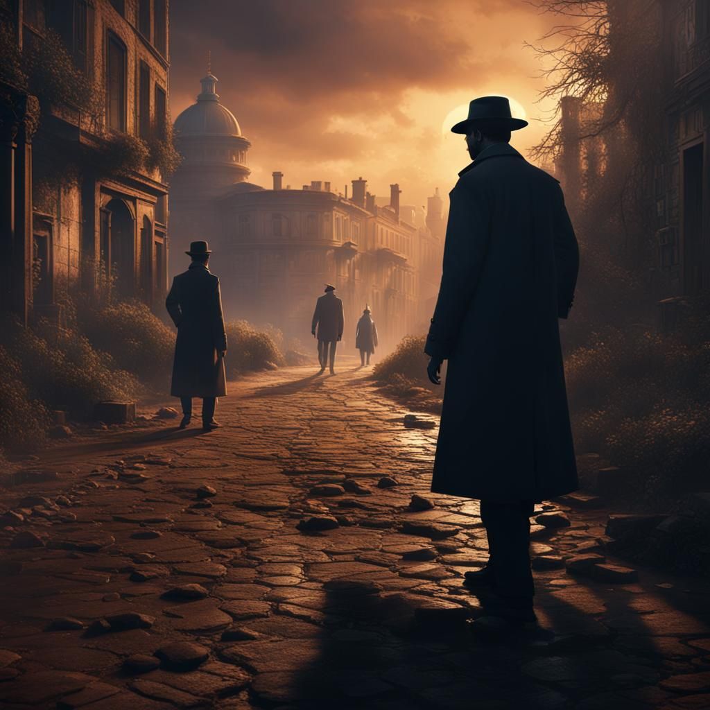 Mysterious figures in shadows  by @Fritholf