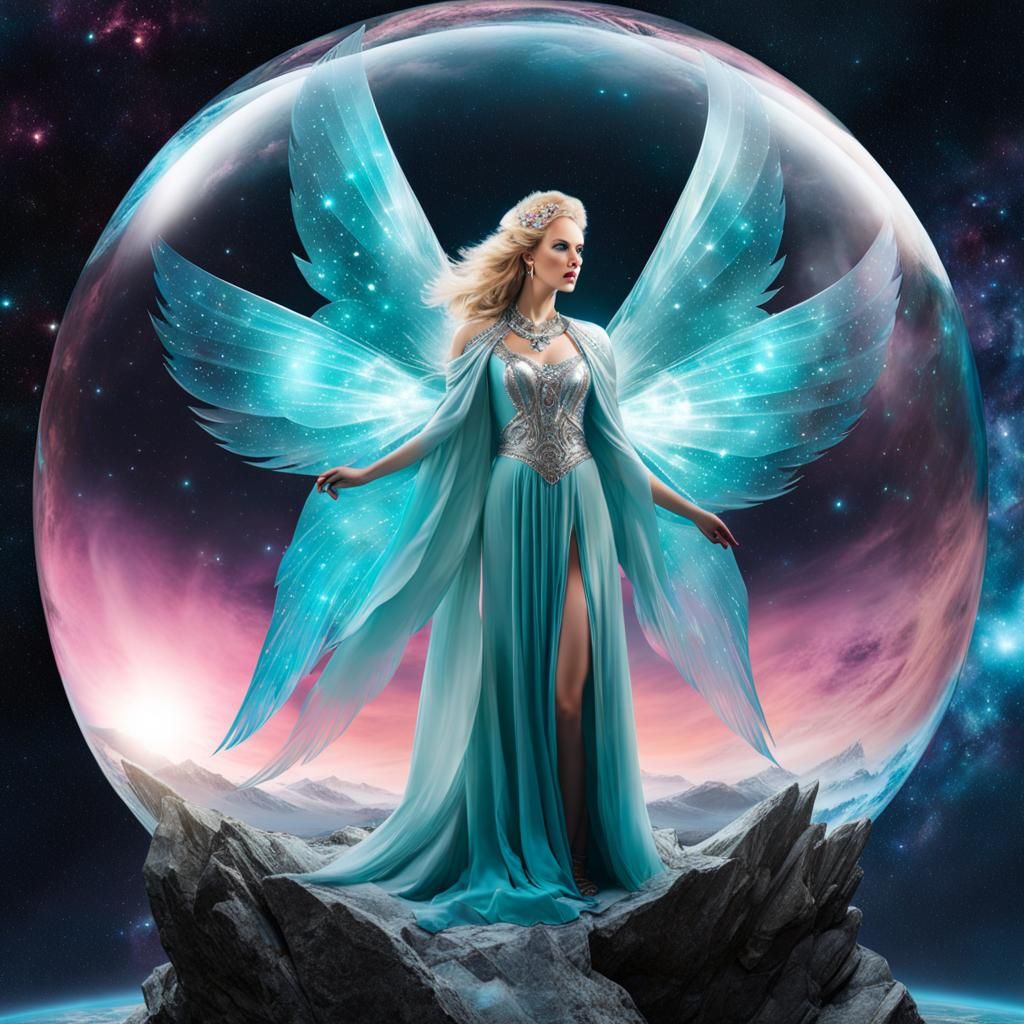 White Nordic Princess, Vensia dressed in a Royal...
