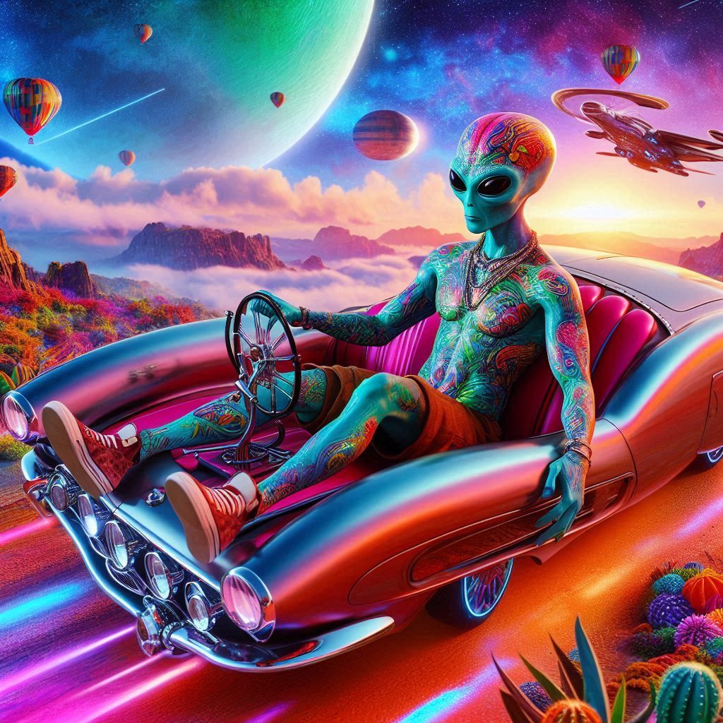 Cruising in my droptop