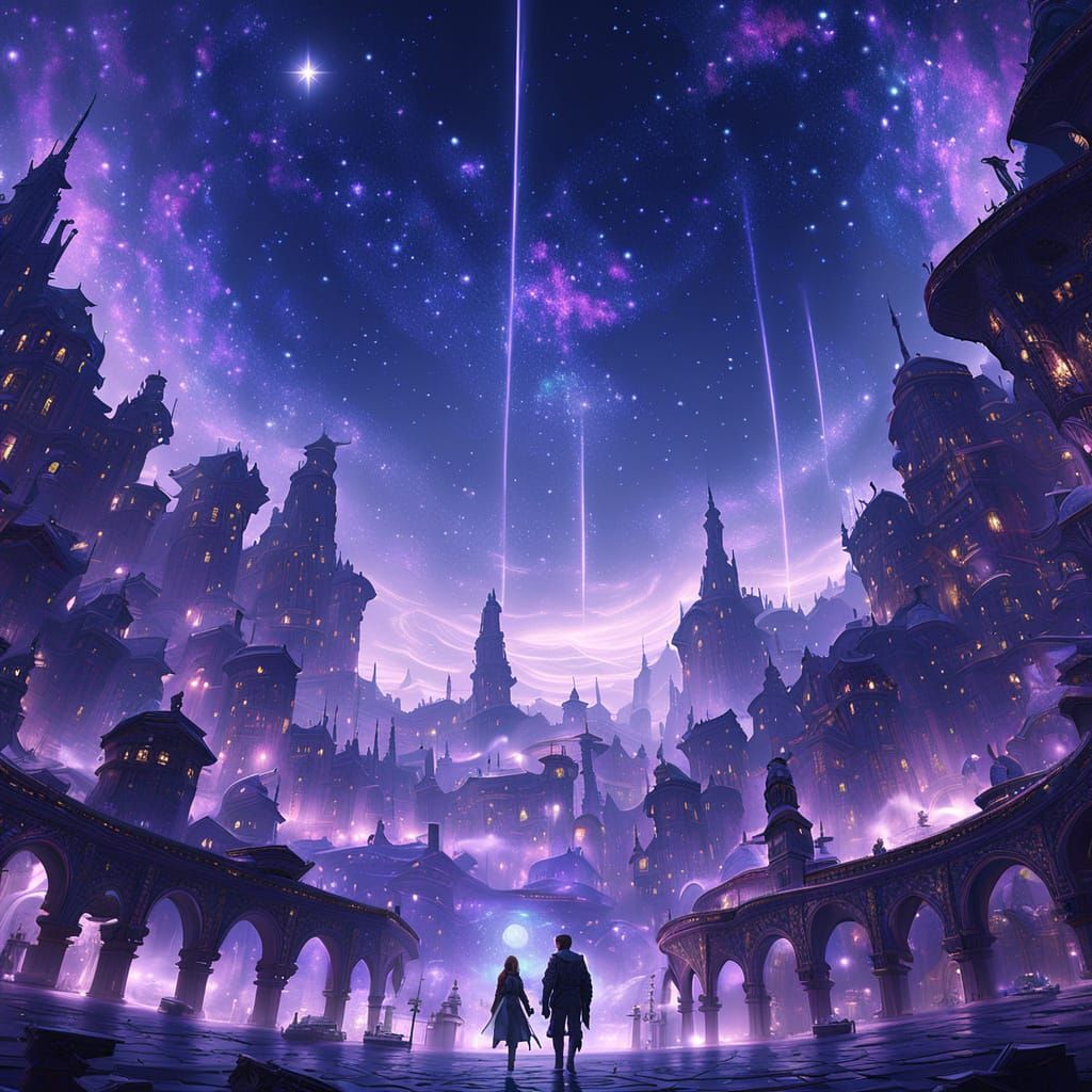 Starry Skies  Daily Challenge #1053  by @Lostmark