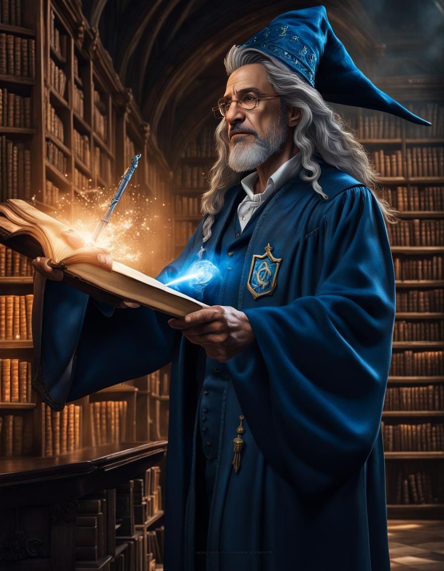 Magister Ludorum as a Hogwarts Professor (Ravenclaw) - AI Generated ...