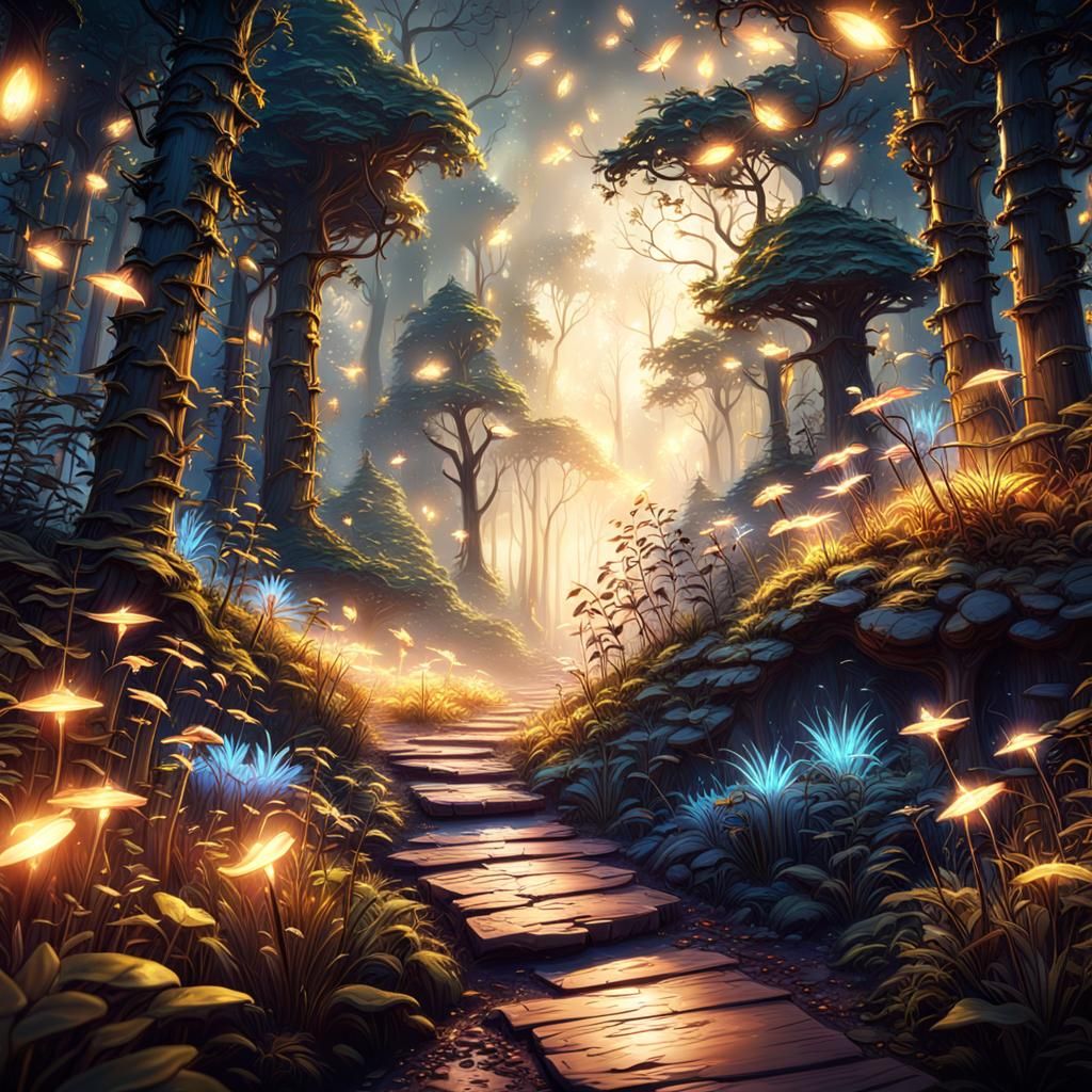 Lost forest  by @Davidus