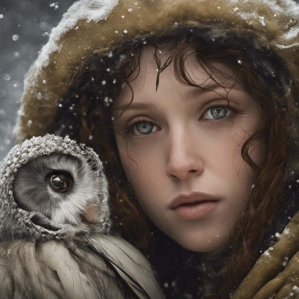 She Found the Owl as a Fledgling Having trouble Feeding itself: She Pitched-in and won Friendship +