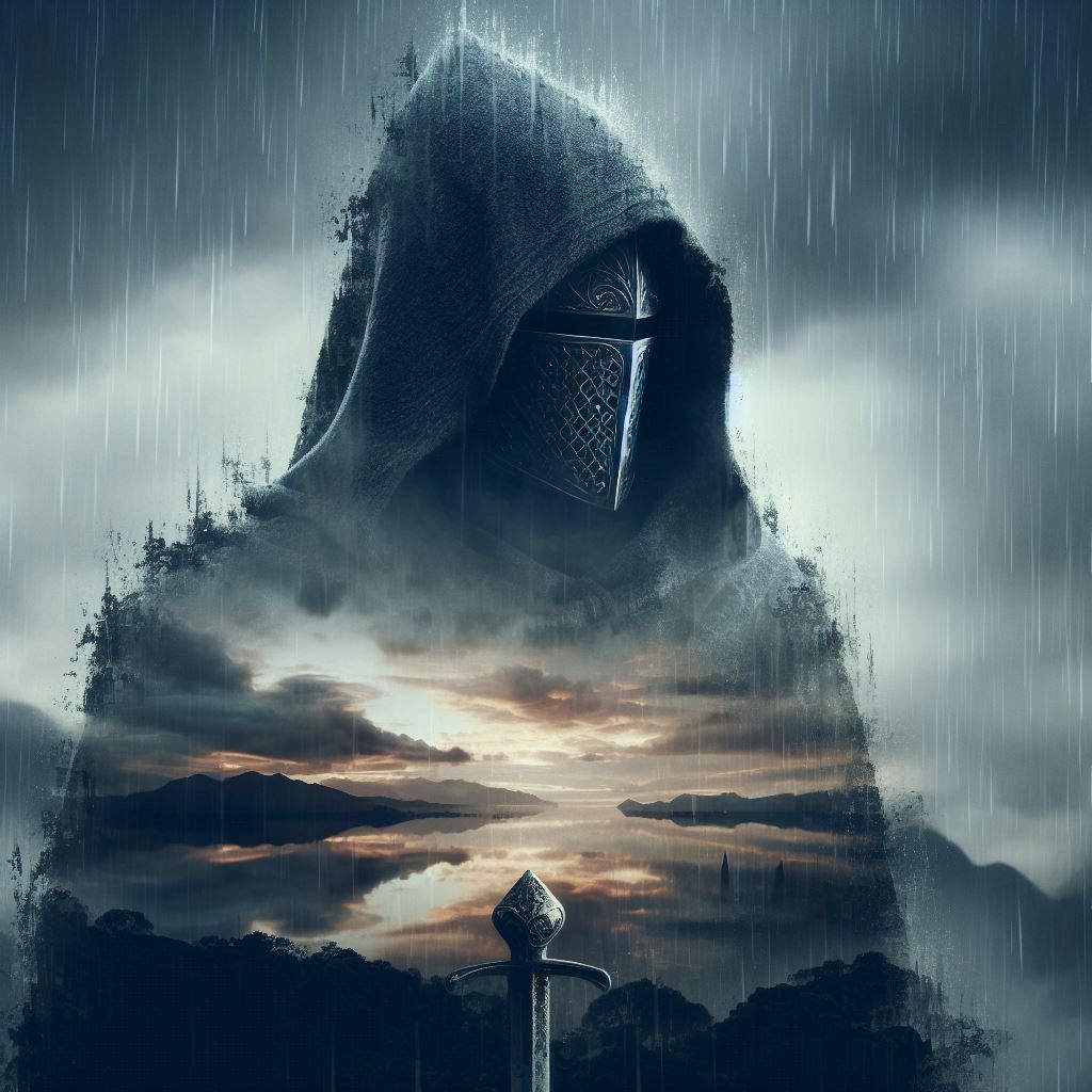 double exposure beautiful fantasy DALL-E 3 portrait landscap...