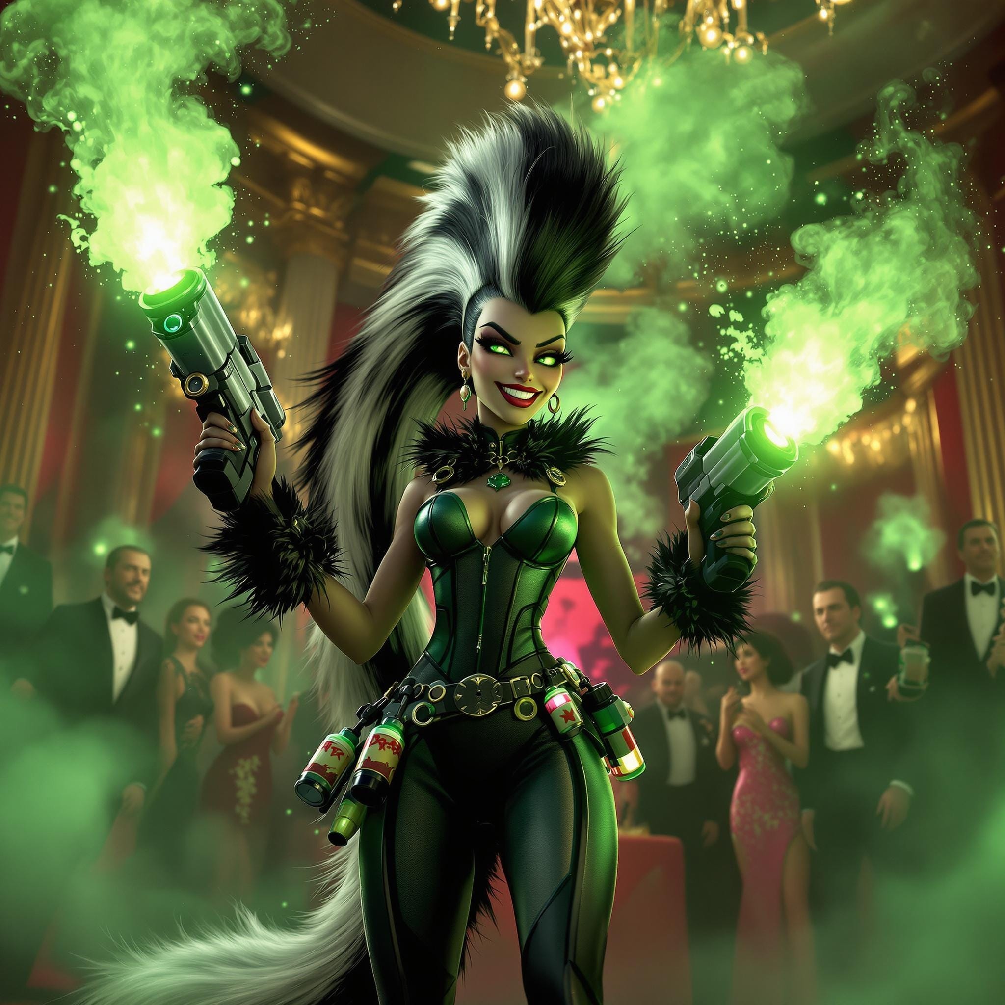 Lady Skunk - What a Stinker!  by @Archer Create