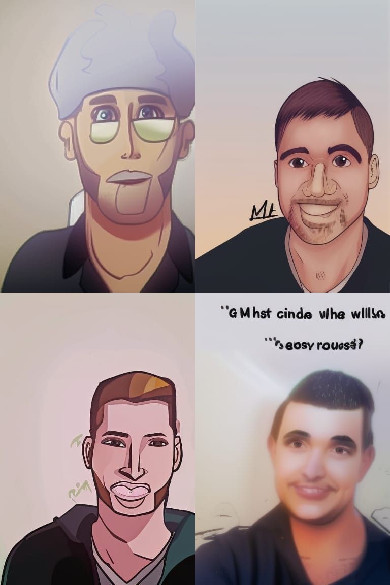 Me as cartoon character