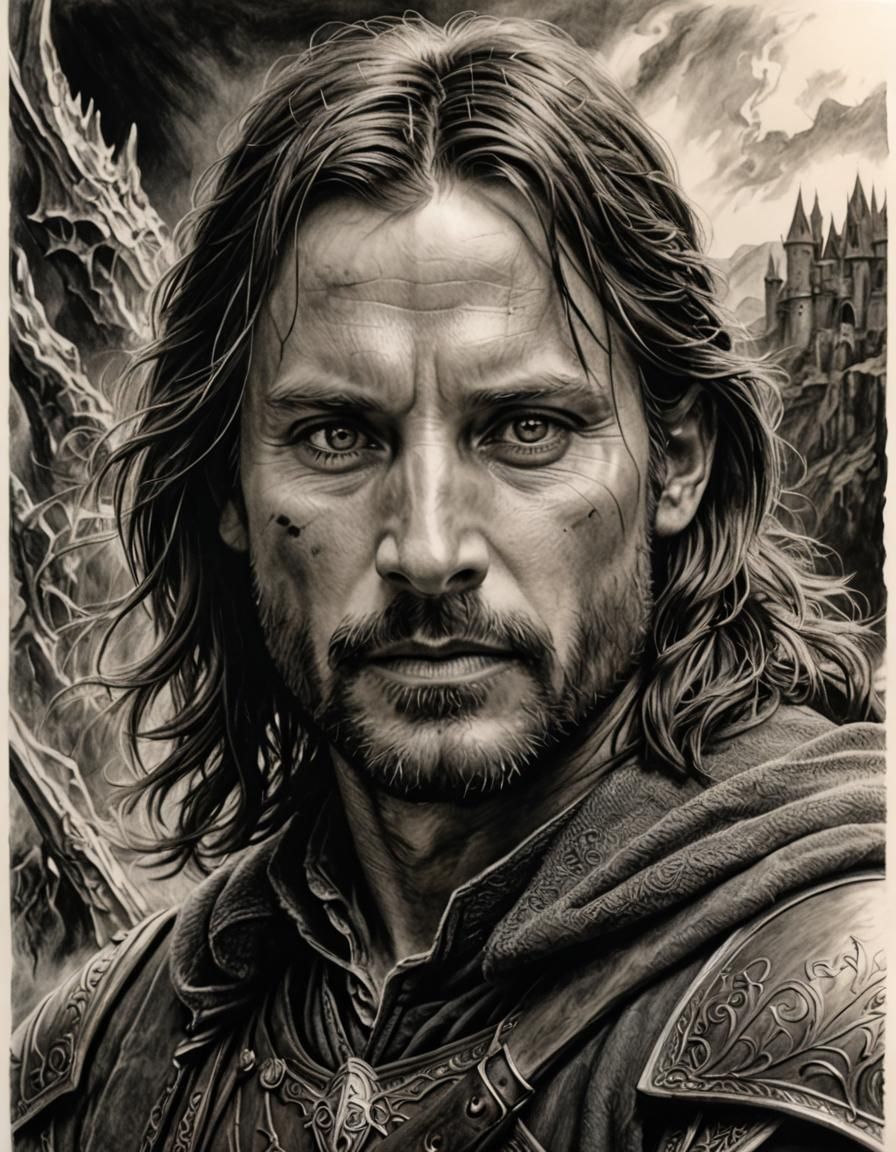 Aragorn, Son of Arathorn - AI Generated Artwork - NightCafe Creator