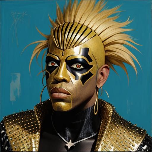 goldust by Jean-Michel Basquiat