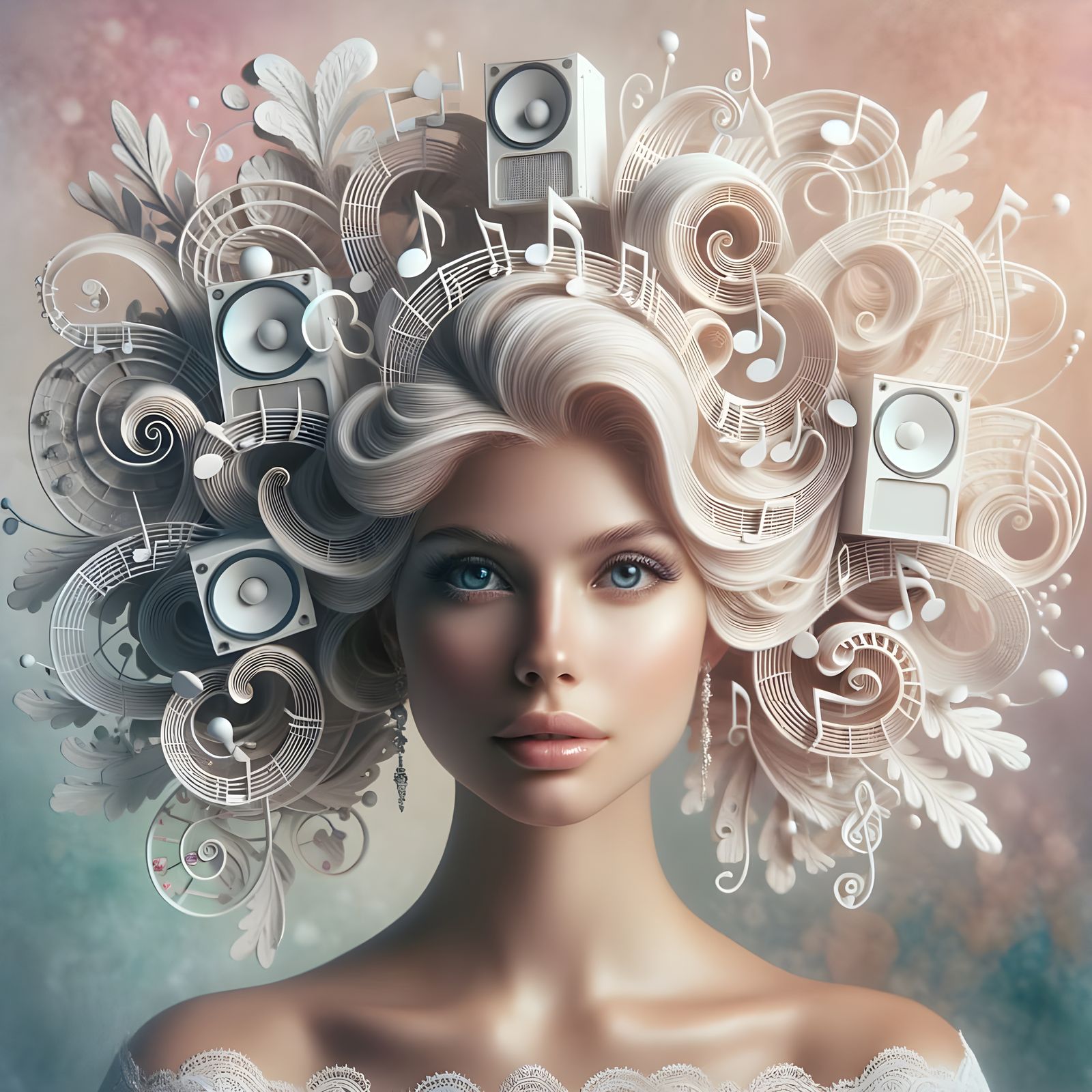 Sculptural Hair Symphony.    by @Gappa G