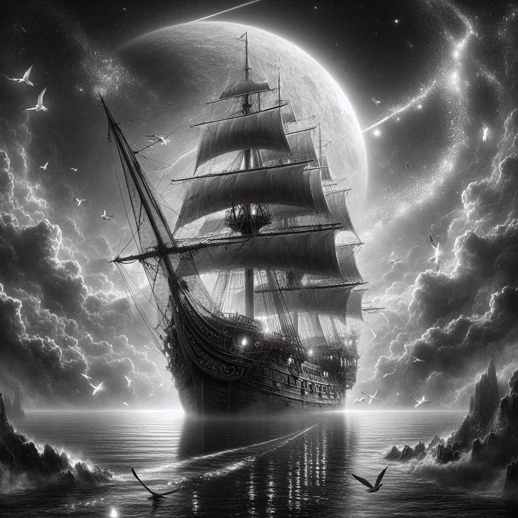Ship on the sea of dreams