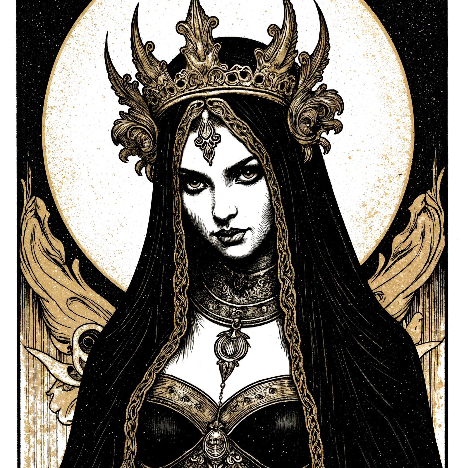 Lunar Oracle in Black