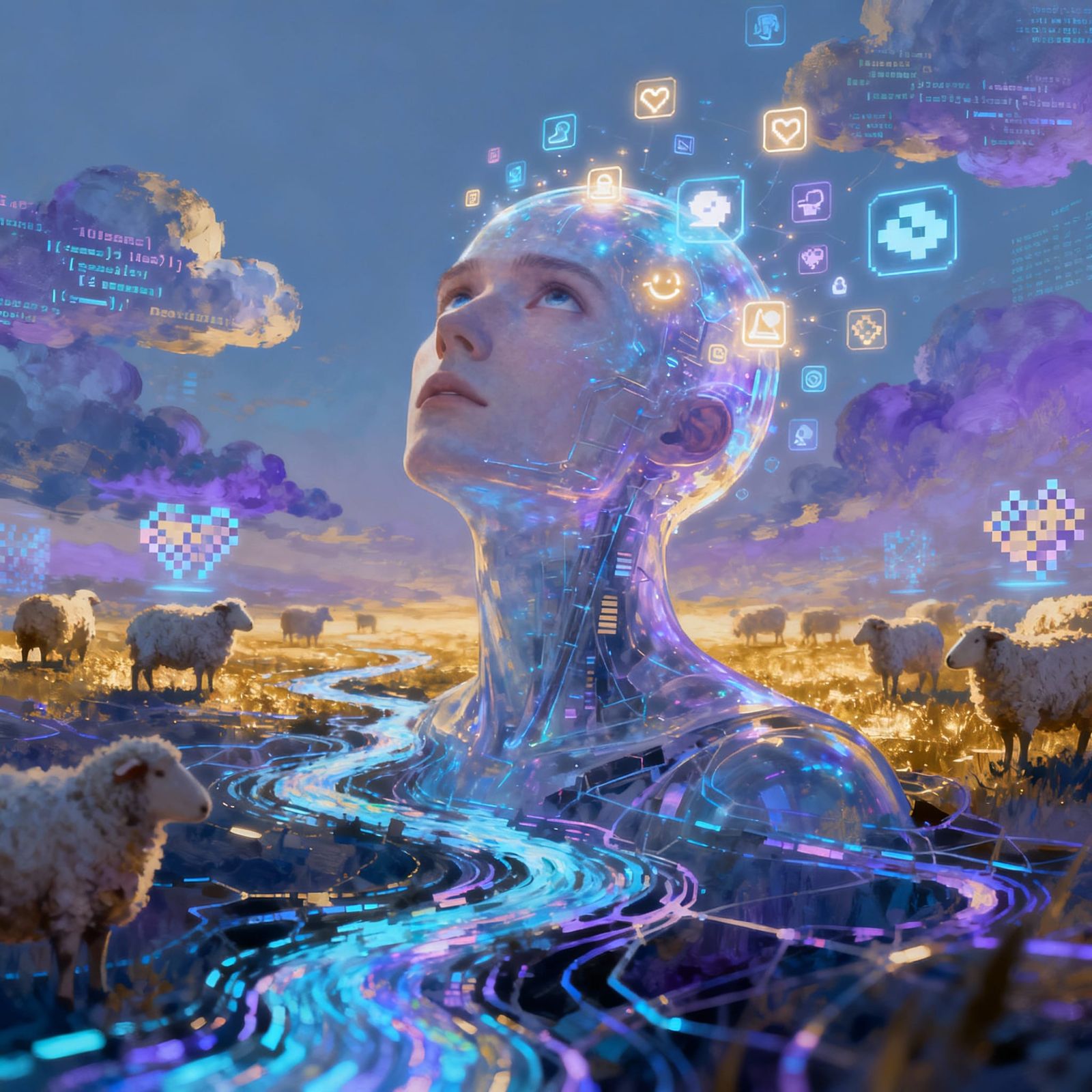 Do algorithms yearn for uploaded dreams?  by @tre