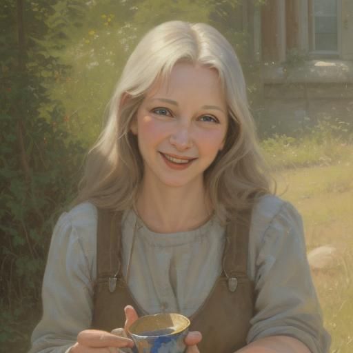 joy oil painting by James Gurney