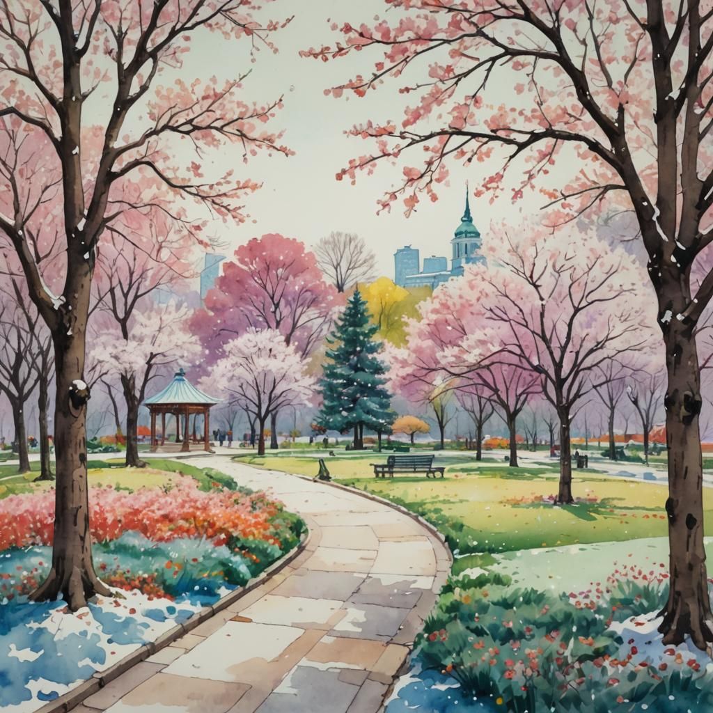 Colorful park