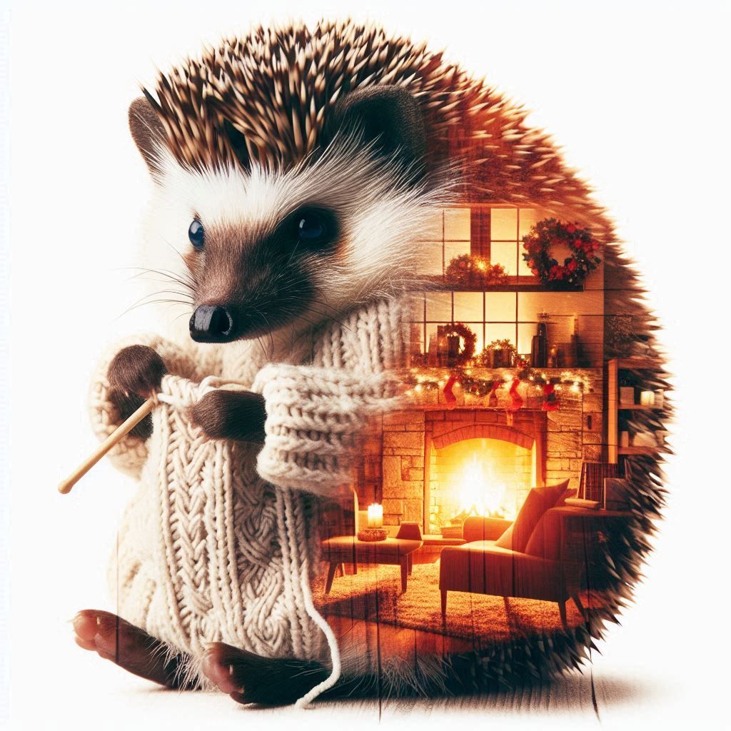 double exposure beautiful fantasy DALL-E 3 portrait landscape..