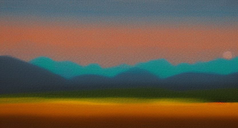 grainy landscape