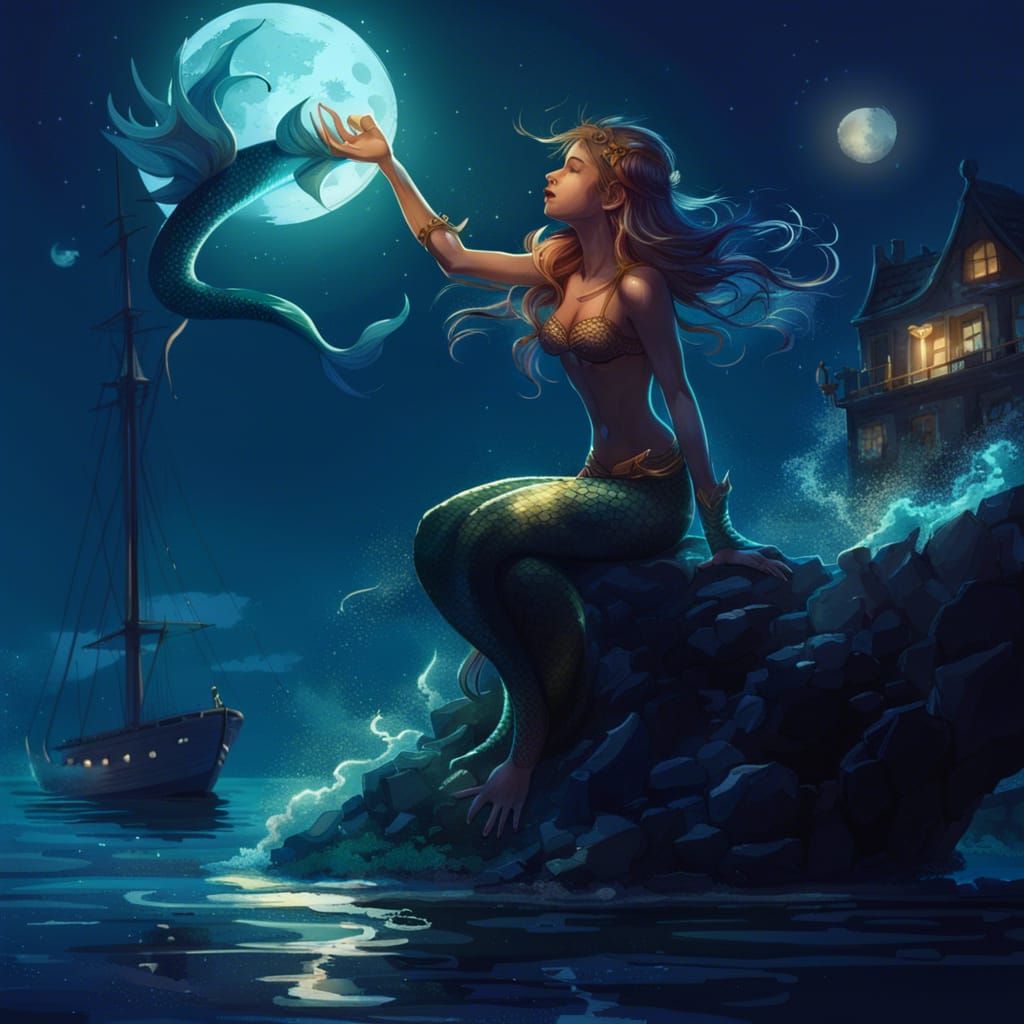 Mermaid singing  by @Bruno Tiago
