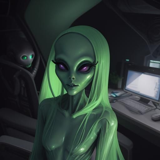 Abstract Alien Concept Art