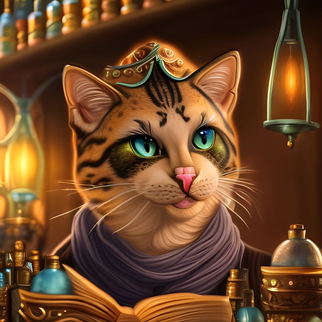 Khajiit Has Wares if You Have Coin AI Generated Artwork