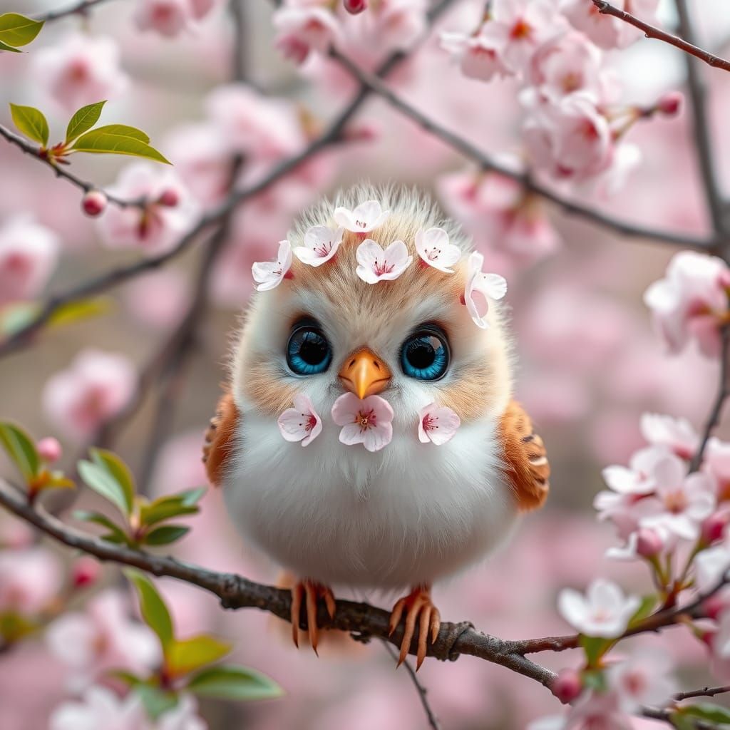 Sakura Bird of Cherry Blossom Delight