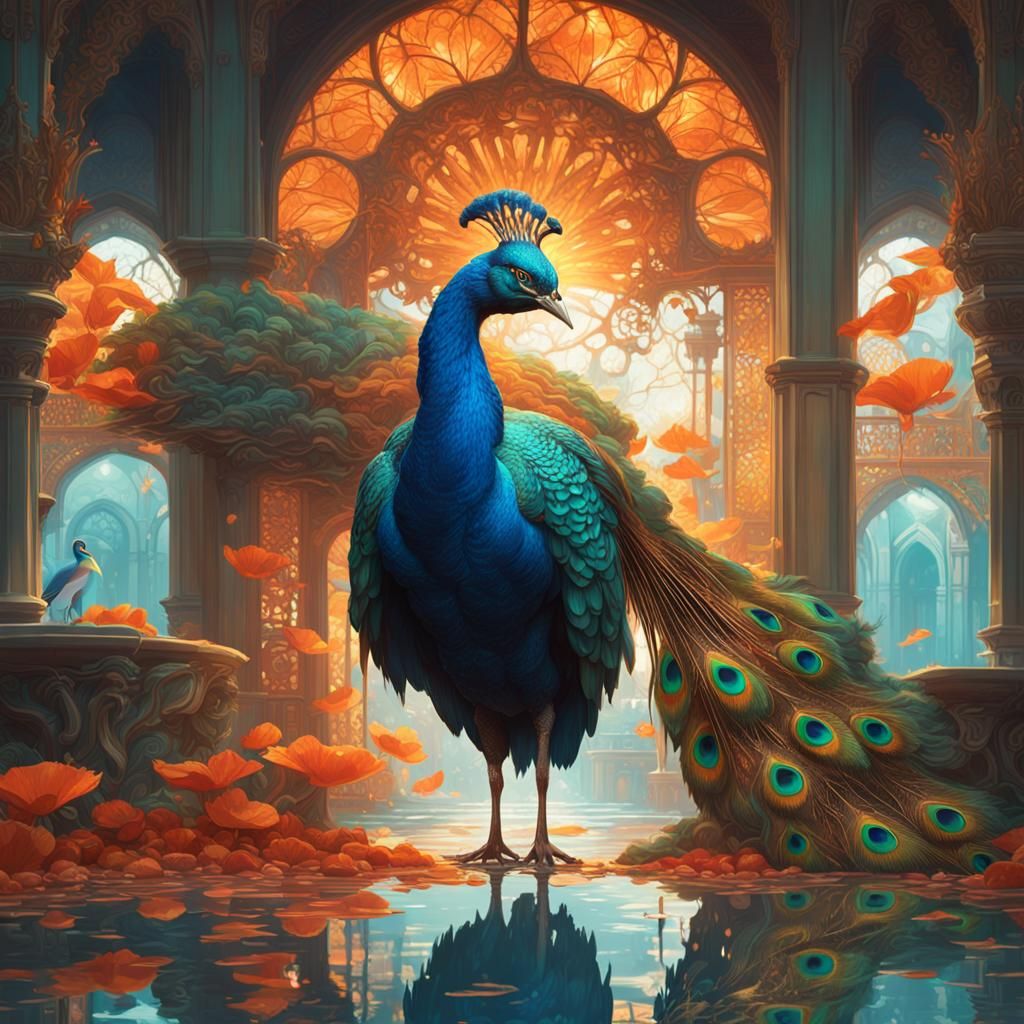 peacocks