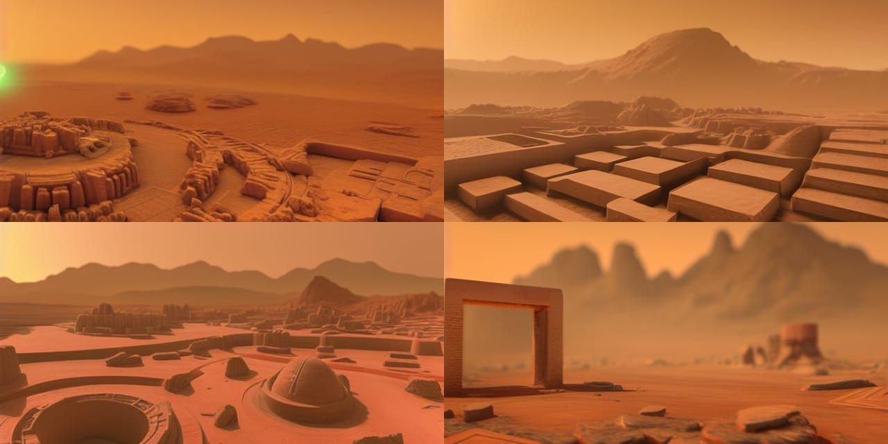 the mysterious ruins of mars