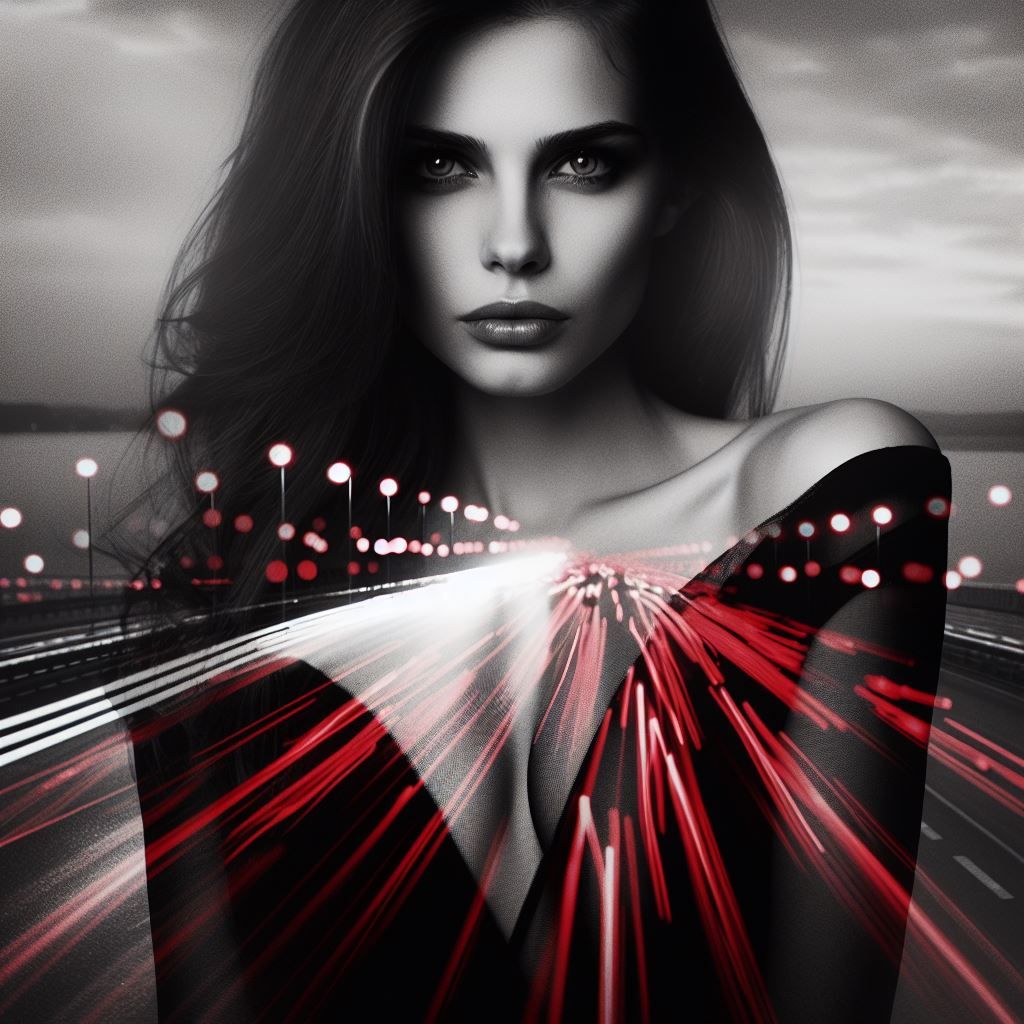 Woman/Brake Lights #3