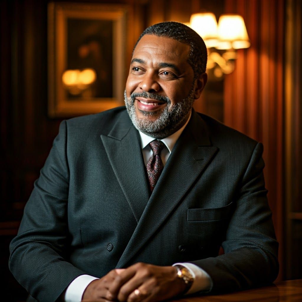 A Soulful Singer in Warm, Golden Light