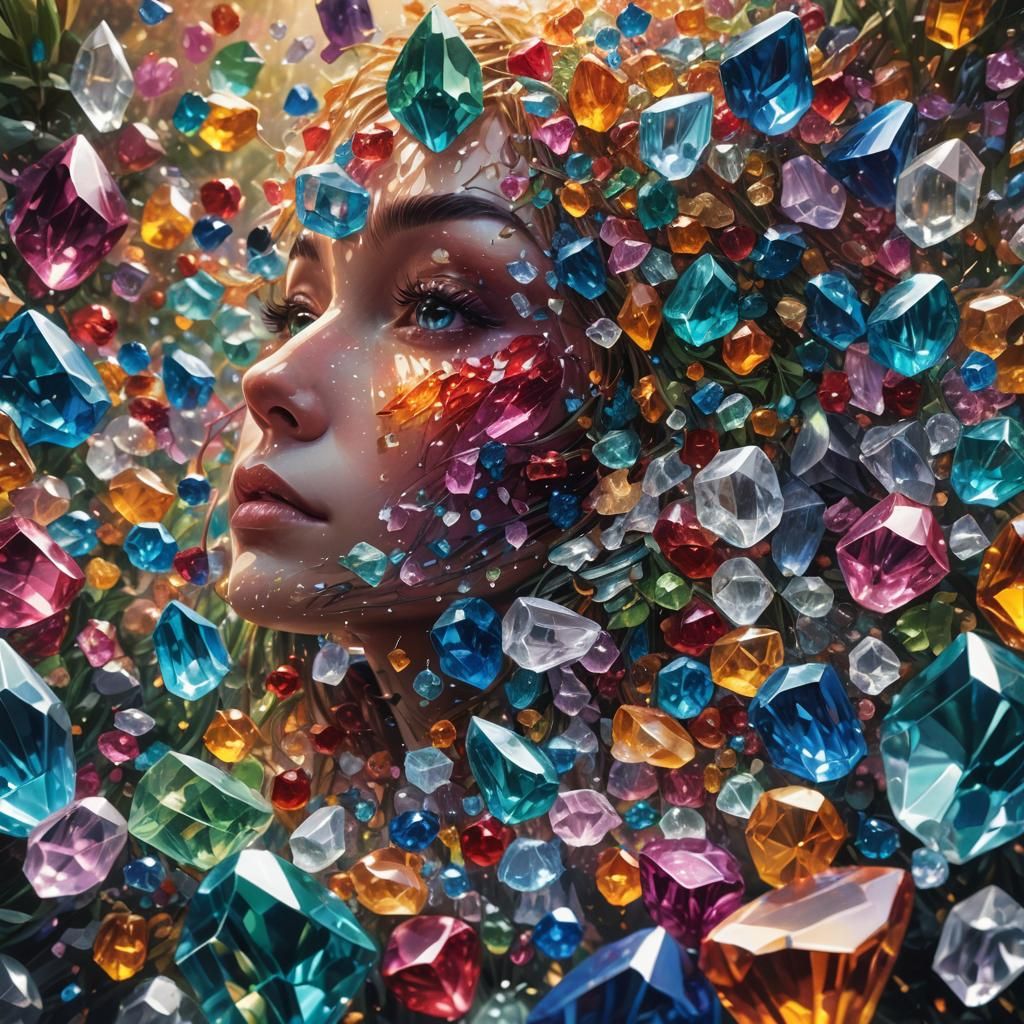 A garden of crystals