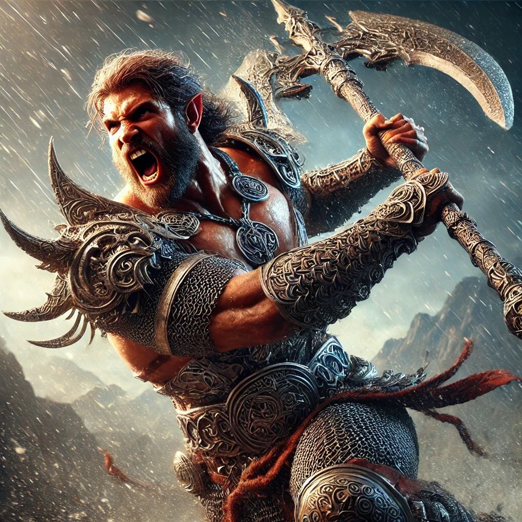 Kregdesh the Berserker, Half-Orc