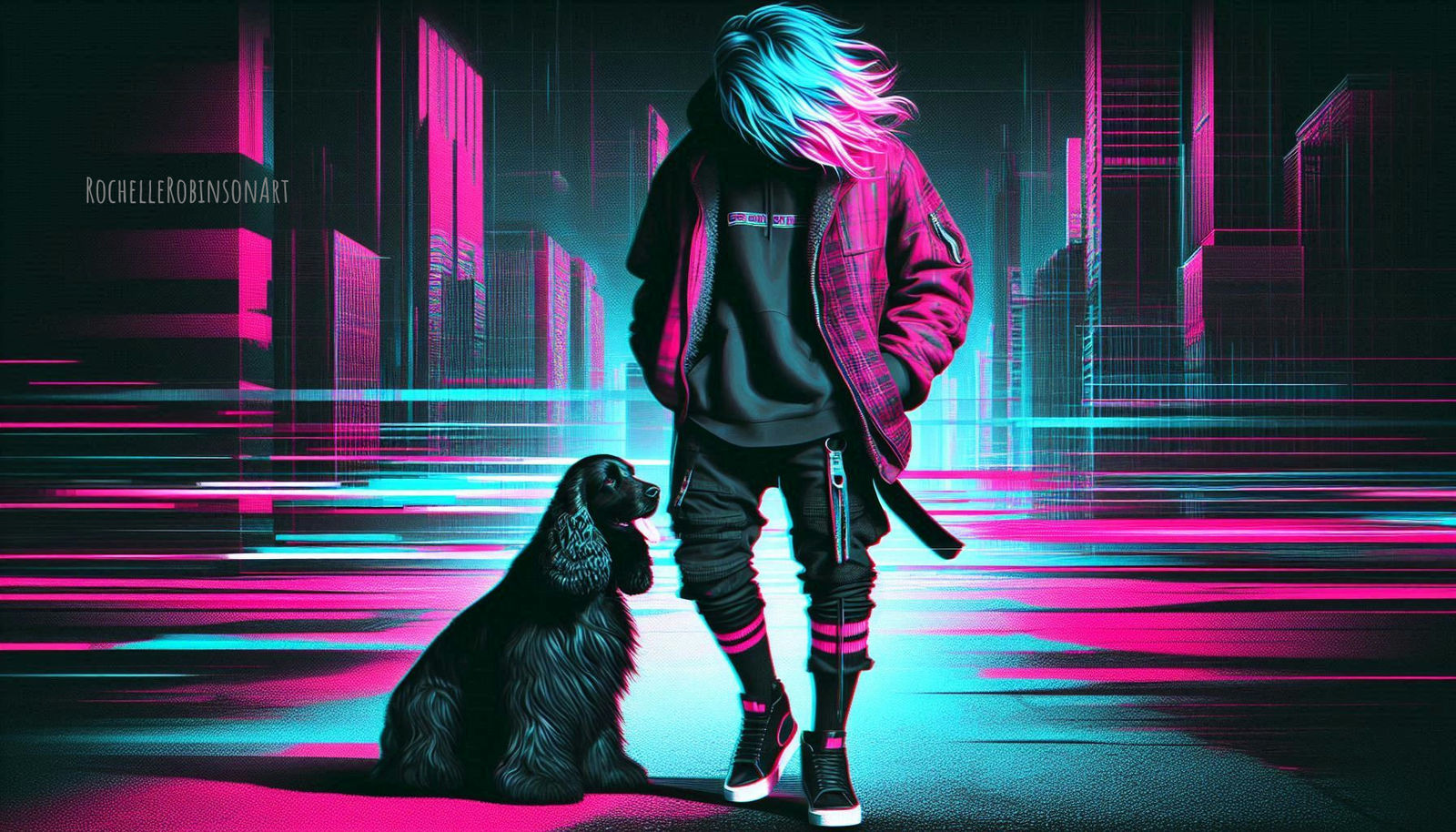 A Guy And His Dog Mel