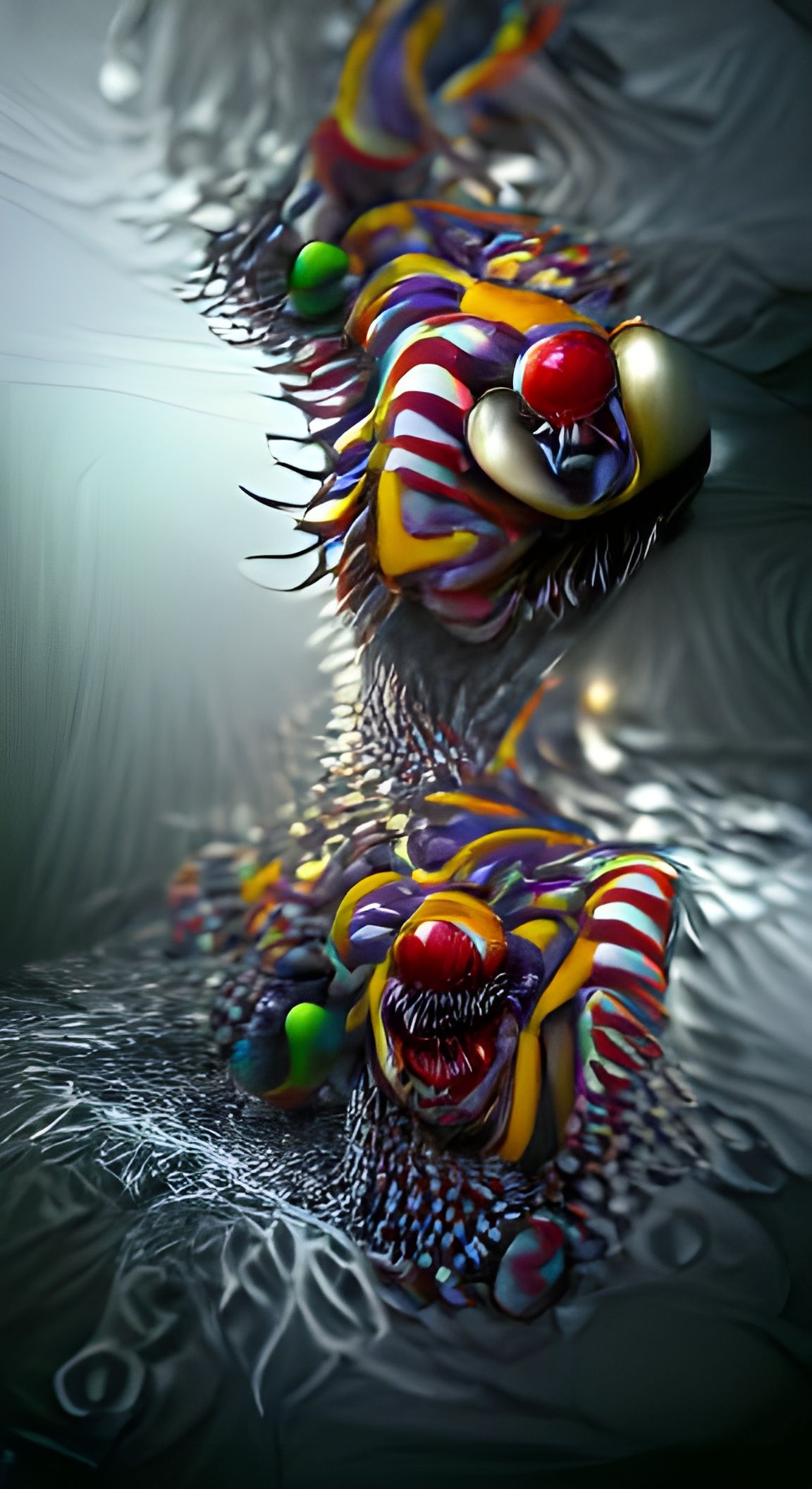 Clown Beast - AI Generated Artwork - NightCafe Creator