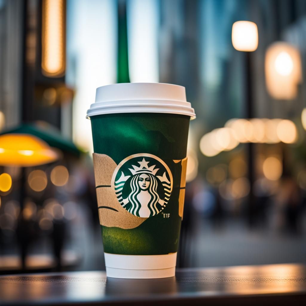 Starbucks coffee. - AI Generated Artwork - NightCafe Creator