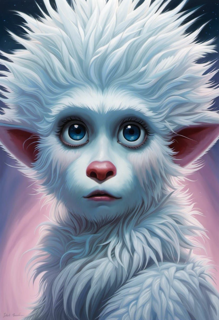 Young yeti - AI Generated Artwork - NightCafe Creator