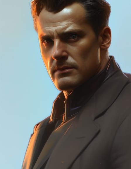 detective man portrait - AI Generated Artwork - NightCafe Creator