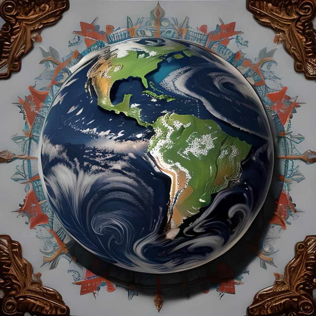 Circuit Globe: Digital World Connection