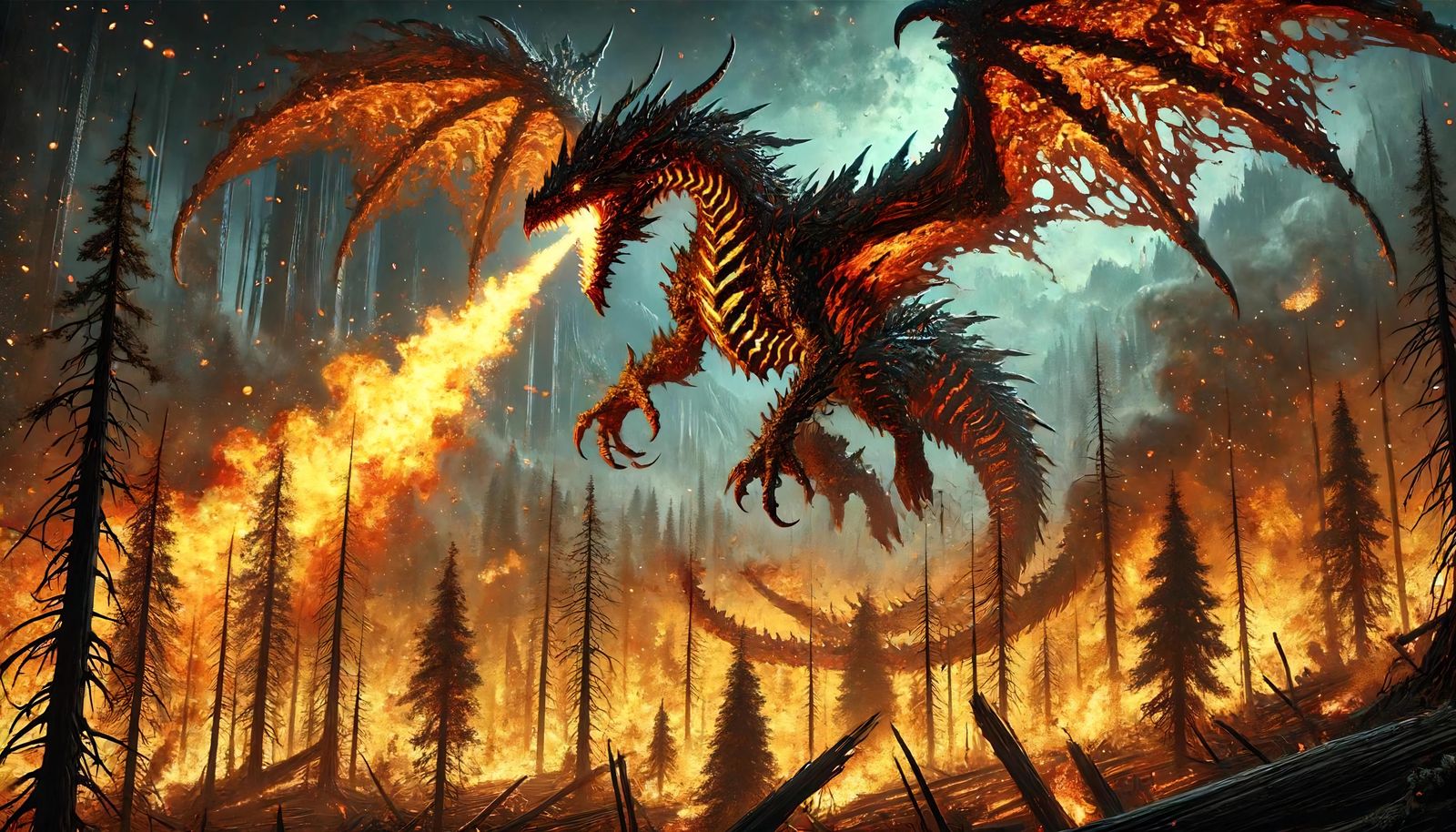 DND Series : Hellfire Wyrm (Monster)