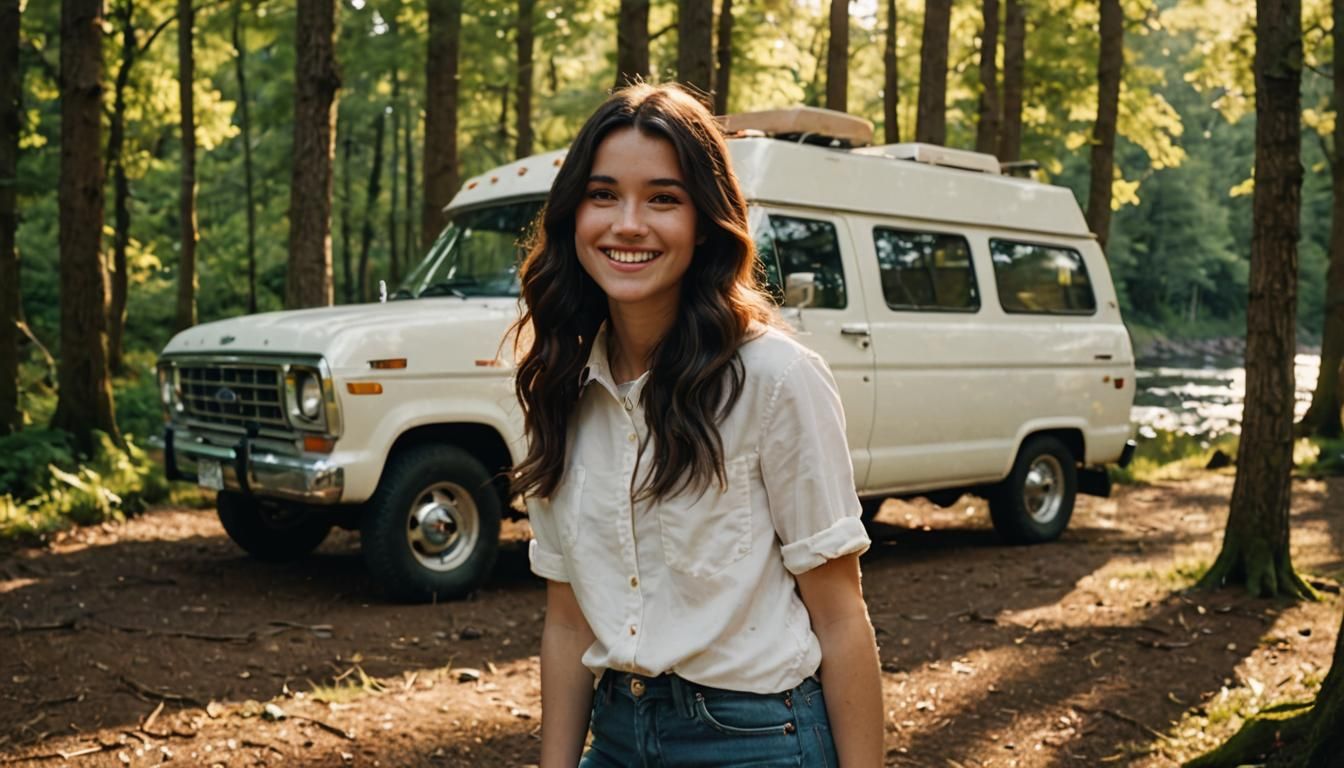 out in the woods