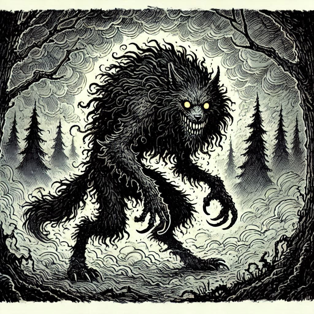 What hides in the fog