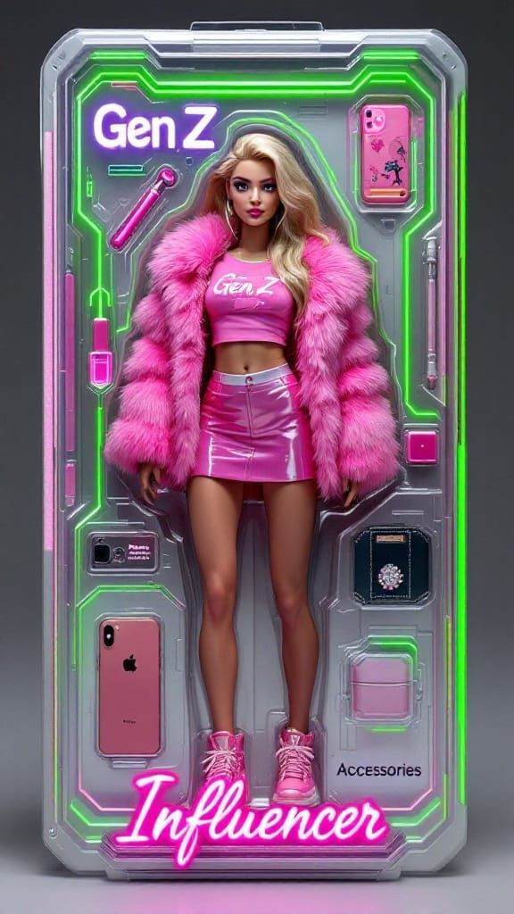 Gen Z Action Figure Box  by @AiArtist47
