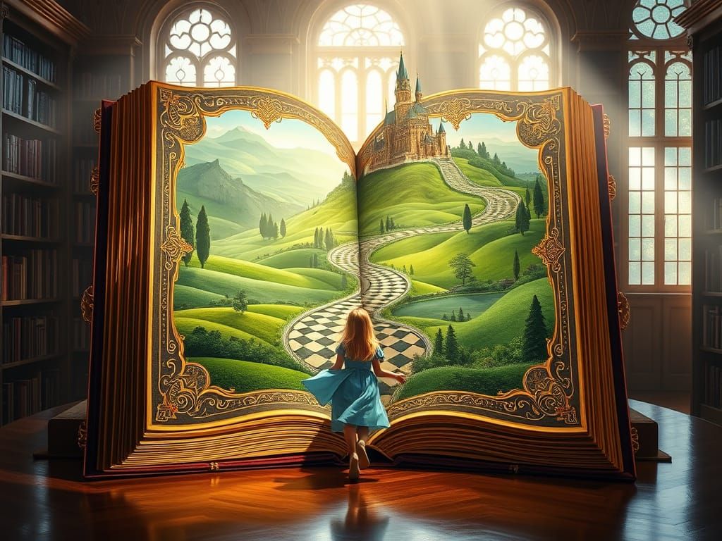 alice and the wonderbook  by @dai suki