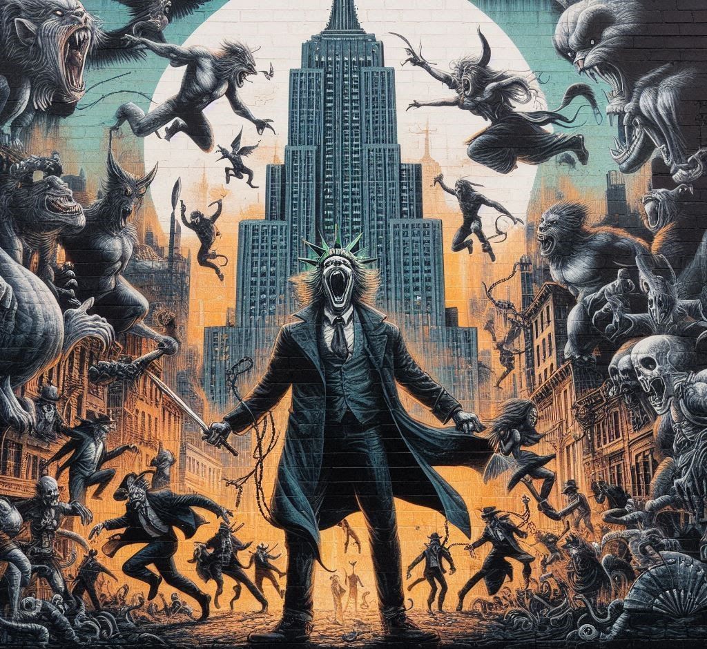 In New York, the madmen are the pulse, wild, unchained, unca...