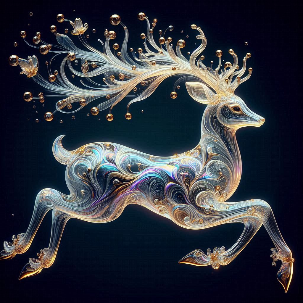 Glass deer