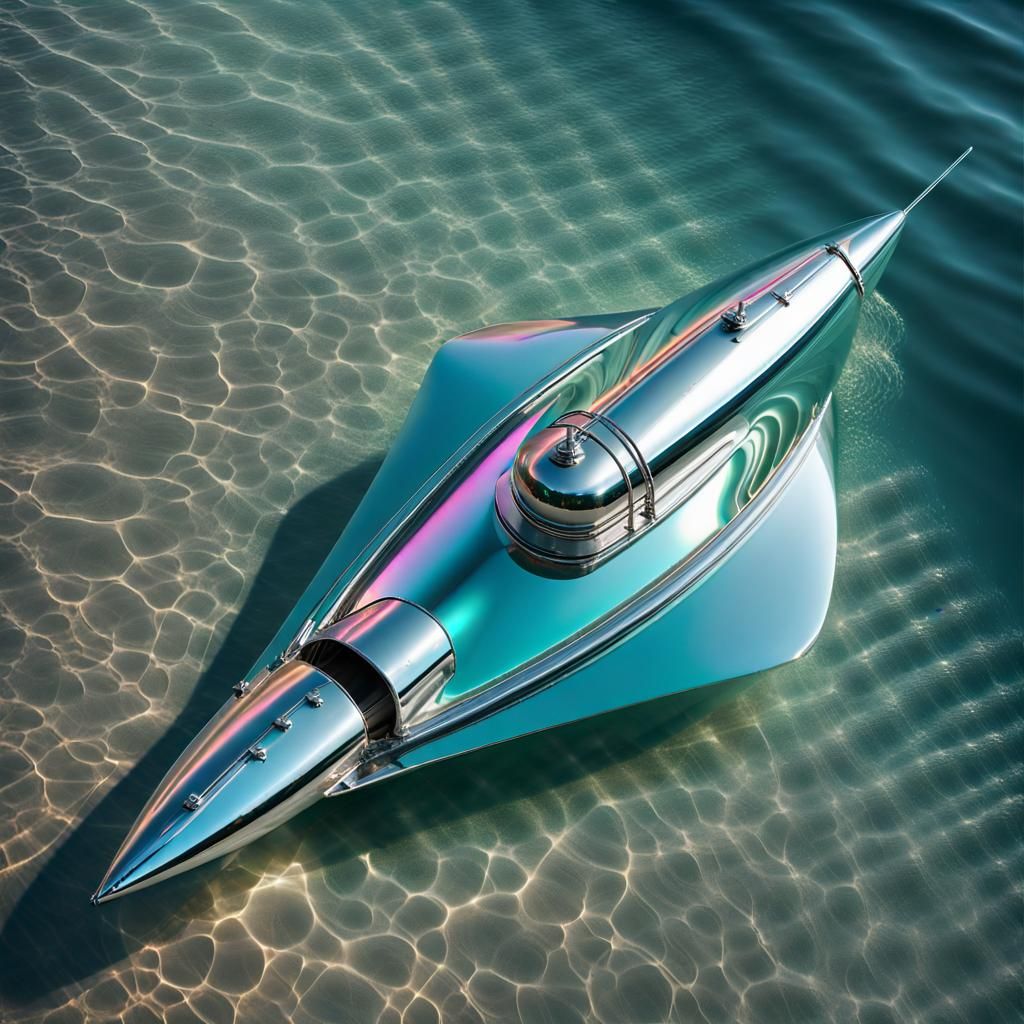 "Seaspire" futuristic unconventional boat.  by @Mezza