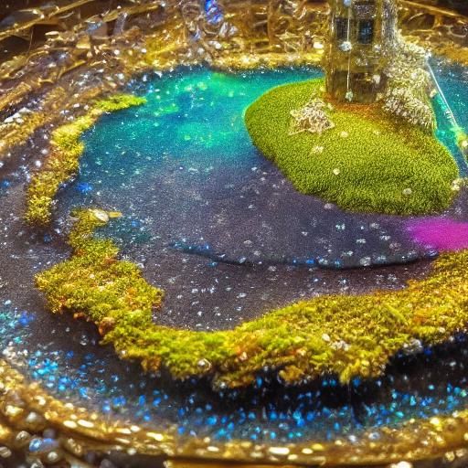 metronome inlaid wood and crystal, diamond on tip swinging high, placed