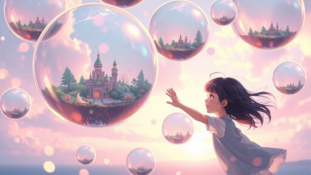 Worlds of Bubbles  by @Gazza_Italy