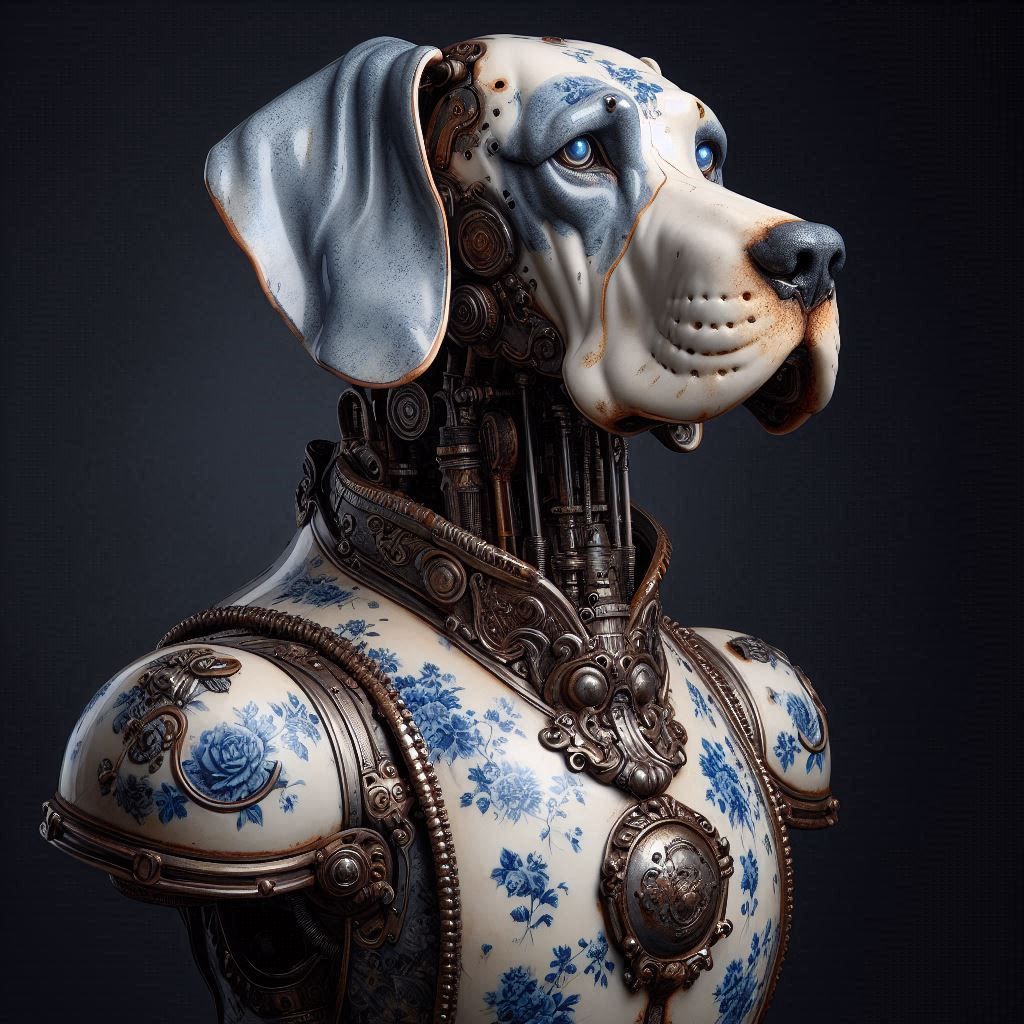 Porcelain Great Dane