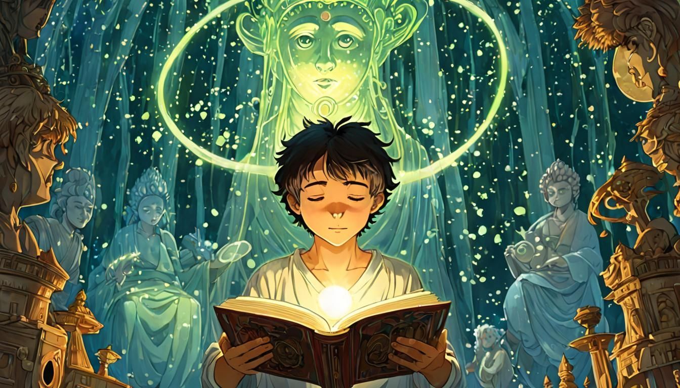 Reading the Buddha at age 15.